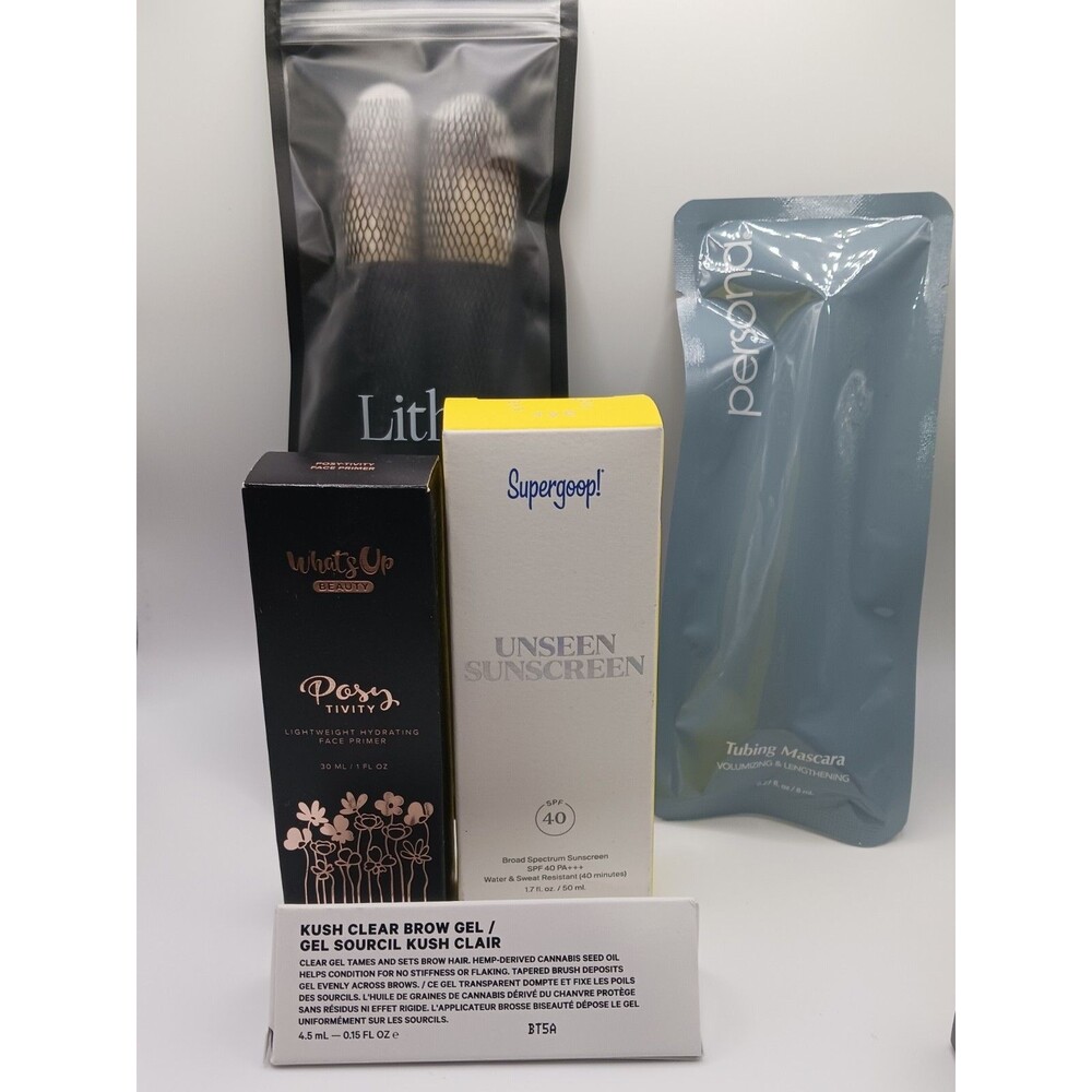 Makeup Lot Brushes Lipstick Mascara Sunscreen - Picture 3 of 4